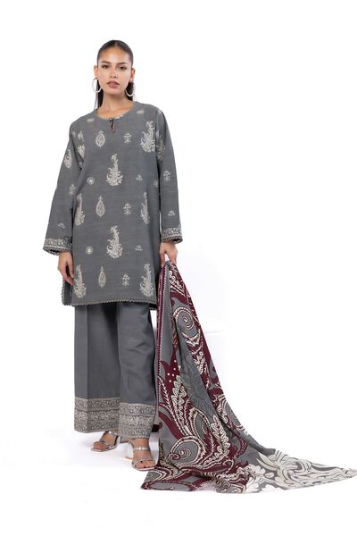 Embroidered | Khaddar | Fabrics 3 Piece | USD 27.50