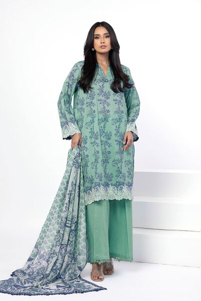 Embroidered | Lawn | Fabrics 3 Piece | USD 17.50