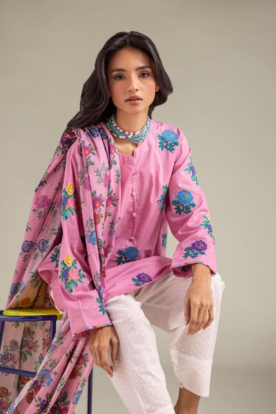Embroidered | Lawn | Summer Floral Dupatta | USD 12.50