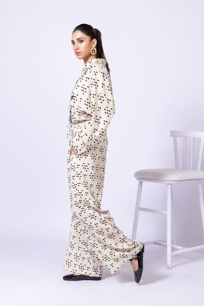 Printed | Dull Raw Silk | Trousers | USD 5.40
