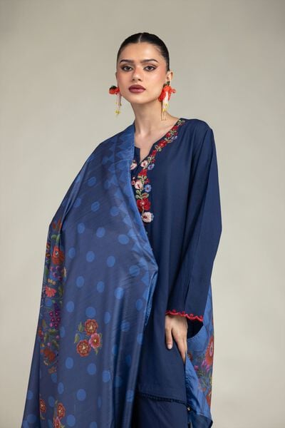 Embroidered | Polyester Silk | Silk Embroidered Dupatta | USD 15.00