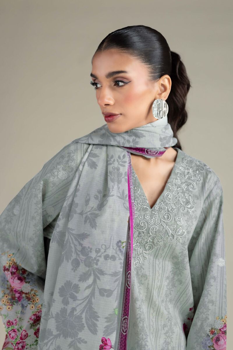 Embroidered | Cambric | Fabrics 3 Piece | USD 45.00