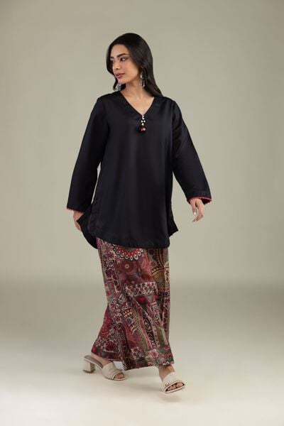 Printed | Textured Weave | Geometric Printed Pants | USD 30.00