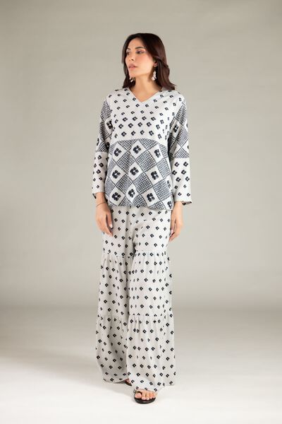 Embroidered | Viscose Crepe | Blouse | USD 10.50