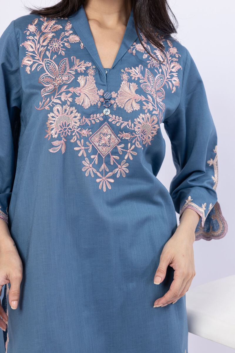 Embroidered | Linen Cotton | Kurta | null