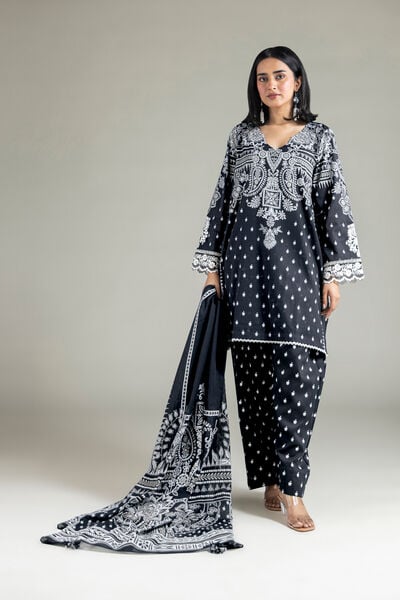 Embroidered | Lawn | Fabrics 3 Piece | USD 45.00