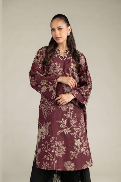 Printed | Cambric | Cambric Floral Kurta | USD 35.00