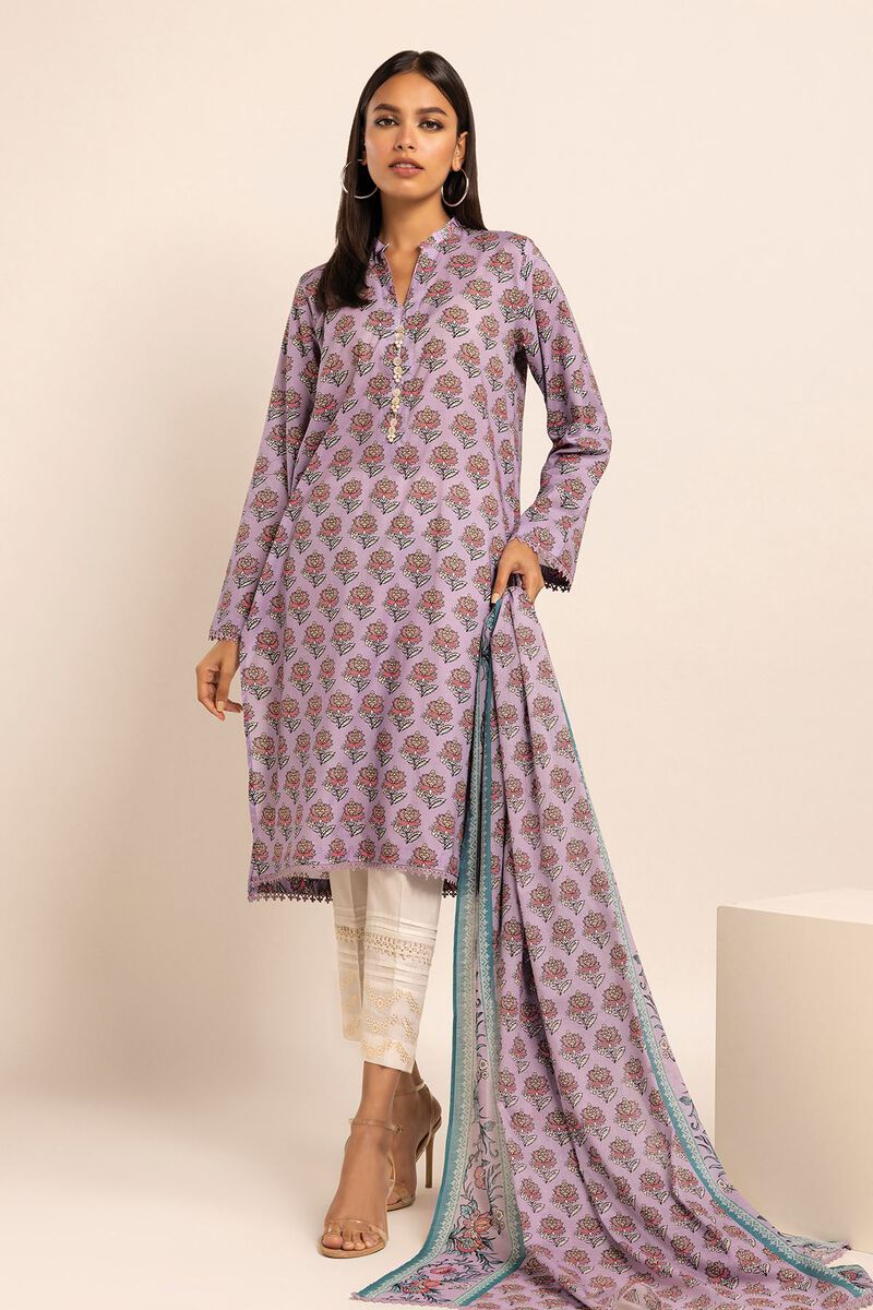 Cambric | Printed | Fabrics 2 Piece | Top Dupatta | null