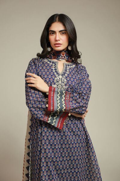 Printed | Messuri | Tailored 3 Piece | USD 65.00