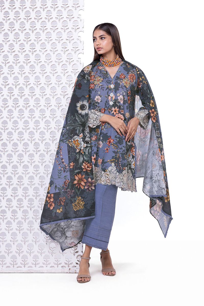 Embroidered | Khaddar | Fabrics 3 Piece | null