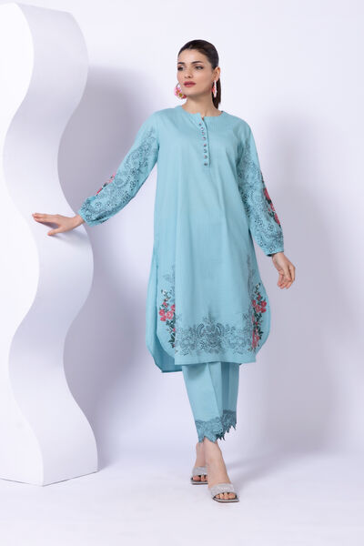 Embroidered | Cotton Dobby | Pants | USD 7.50