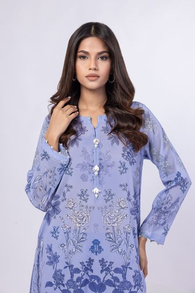 Printed | Swiss Voile | Kurta | USD 15.00