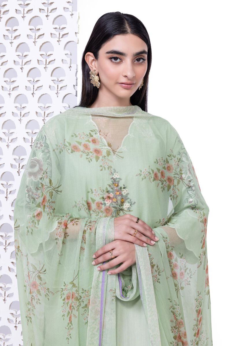 Printed | Bamber Chiffon | Dupatta | null
