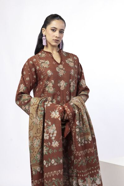 Embroidered | Light Khaddar | Fabrics 3 Piece | USD 40.00