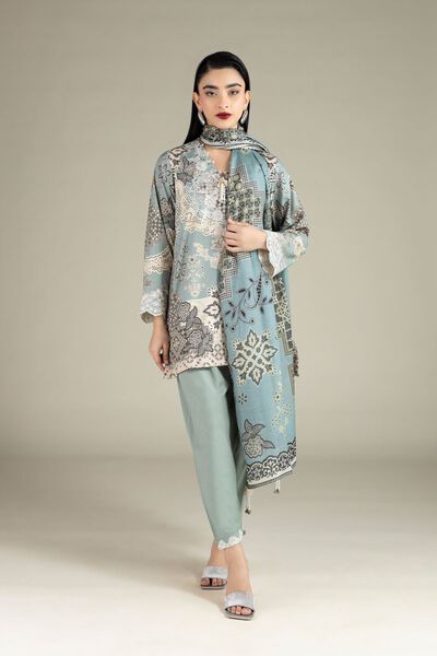 Embroidered | Raw Silk | Pants | USD 5.40