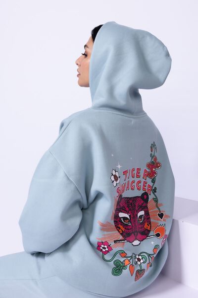 Printed | Cotton Polyester Fleece | Hoodie | USD 6.00