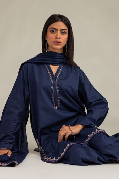 Embroidered | Cotton Dobby | Cotton Dobby Kurta | USD 40.00