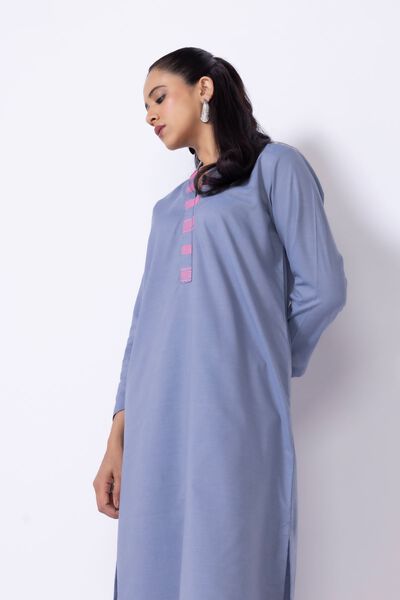 Embroidered | Chambray | Kurta | USD 9.00