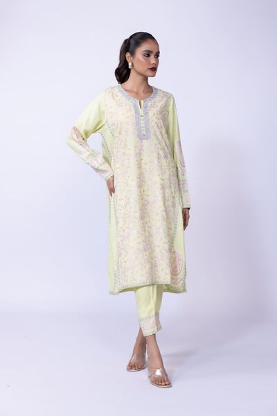 Embroidered | Russian Raw Silk | Pants | USD 30.00
