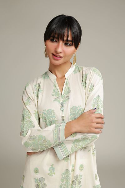 Printed | Cambric | Floral Tassel Kurta | USD 35.00