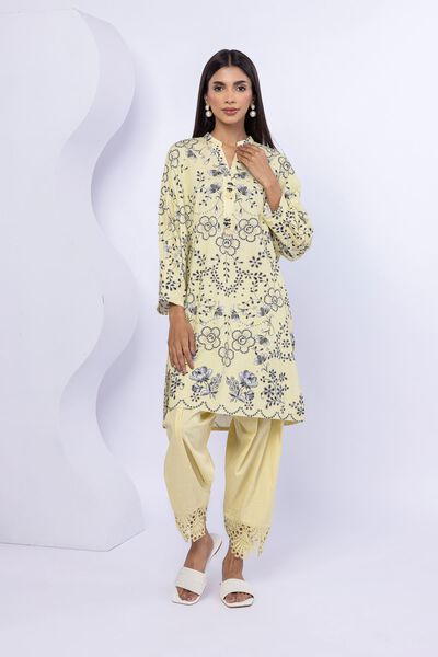 Embroidered | Crosshatch Poplin | Pants | USD 20.00