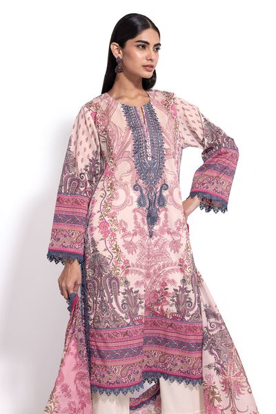 Lawn | Embroidered | Fabrics 3 Piece | USD 30.00