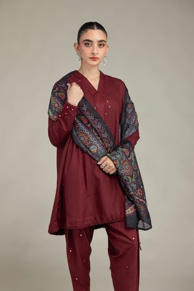 Embroidered | Mesuri | Floral Mesuri Dupatta | USD 15.00