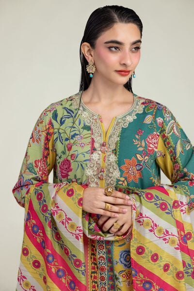 Embroidered | Mesuri | Mesuri Floral Dupatta | USD 15.00