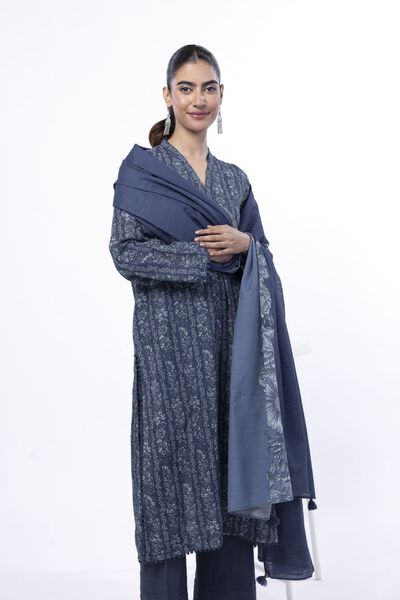 Printed | Light Khaddar | Tailored 3 Piece | USD 45.00