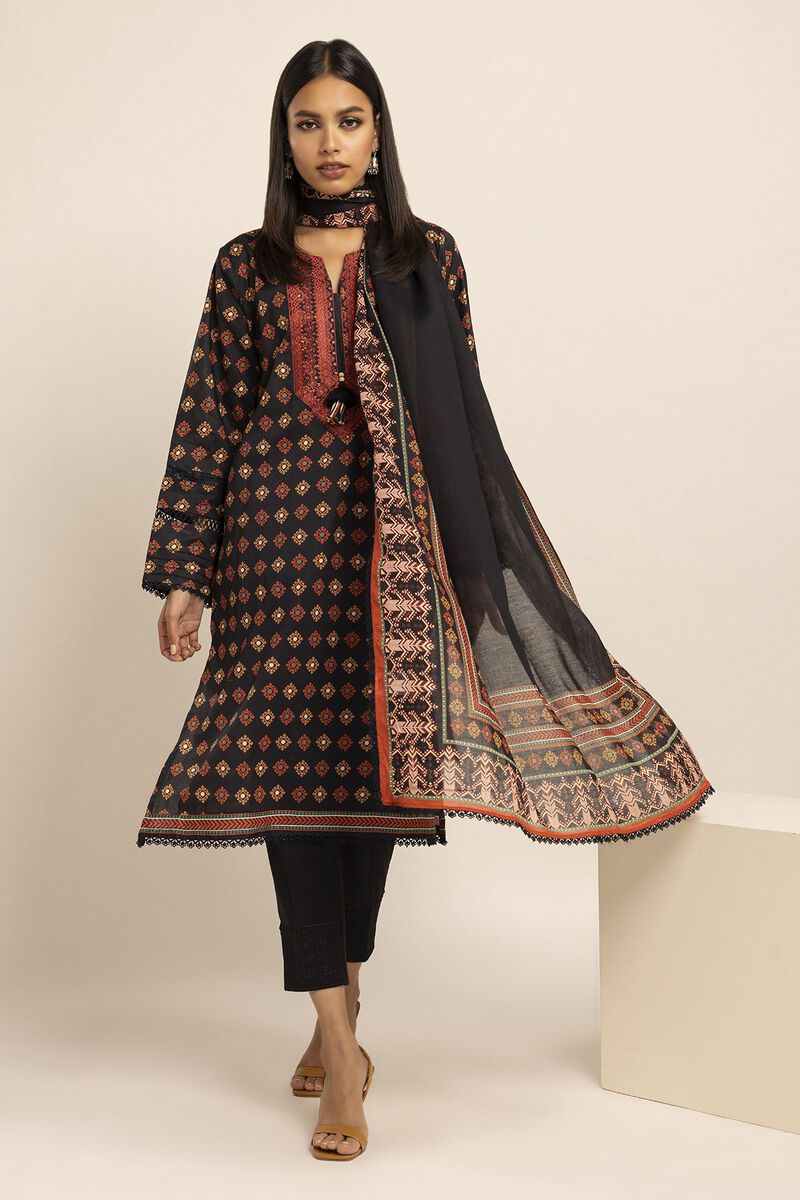 Cambric | Embroidered | Fabrics 2 Piece | Top Dupatta | null