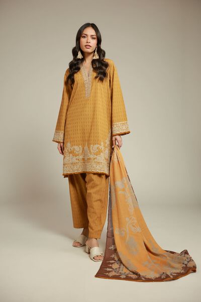 Embroidered | Dobby | Fabrics 3 Piece | USD 30.00