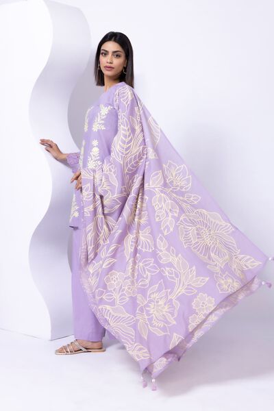 Printed | Slub lawn | Dupatta | USD 18.00