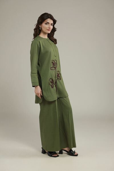 Dyed | Heavy Textured Cotton | Relaxed Fit Pants | USD 15.00