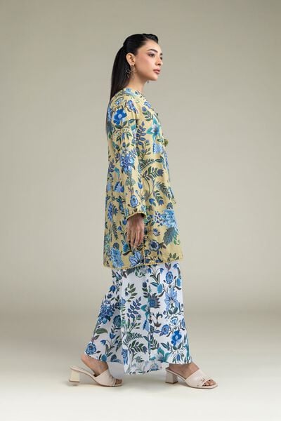 Printed | Cotton Dobby | Floral Spring Pants | USD 30.00