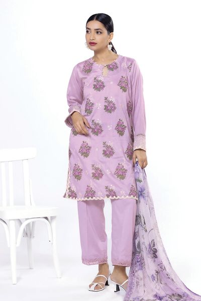Embroidered | Dobby | Fabrics 3 Piece | USD 35.00
