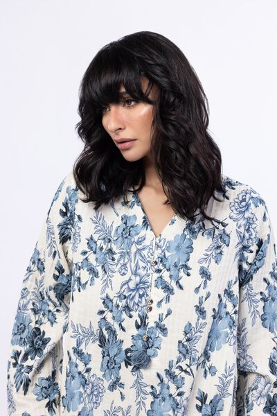 Printed | Double Layer Striped | Kurta | USD 35.00