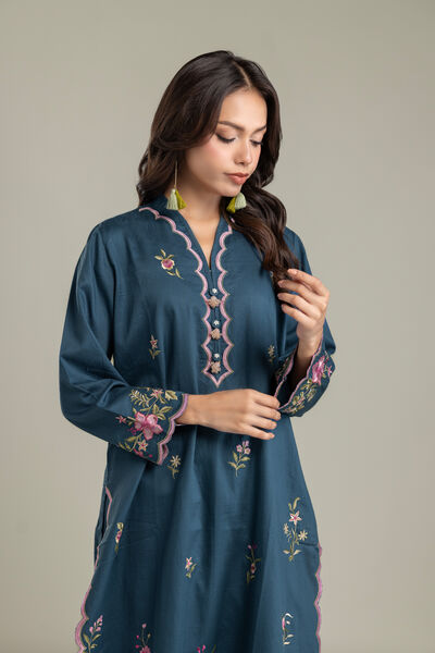 Embroidered | Textured Cotton | Kurta | USD 60.00
