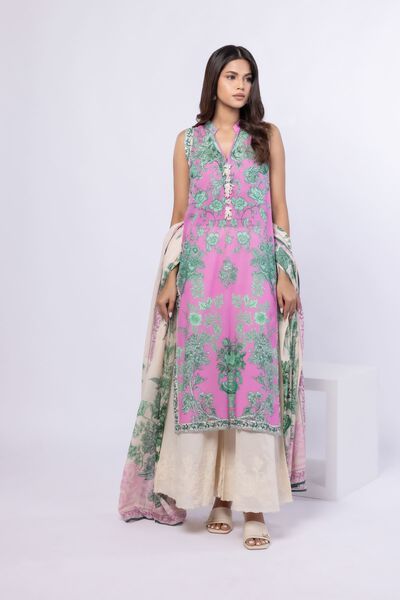 Printed | Swiss Voile | Kurta | USD 15.00