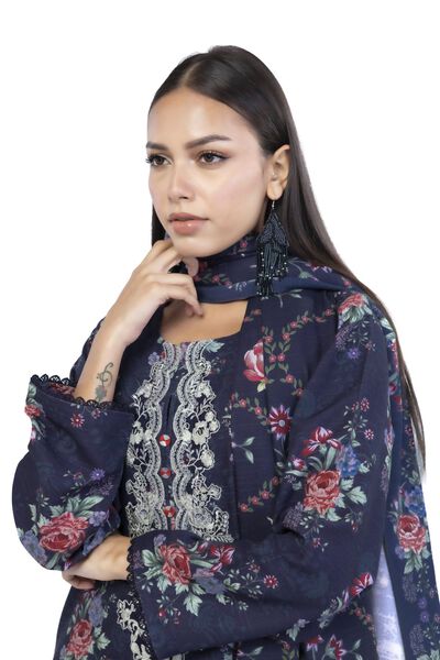 Embroidered | Blended Khaddar | Fabrics 3 Piece | USD 45.00