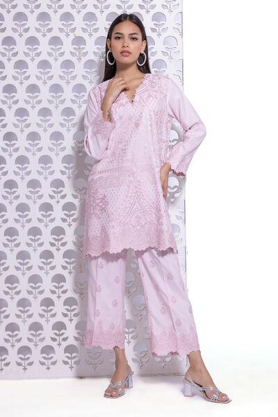 Embroidered | Viscose Oak Silk | Pants | USD 12.00