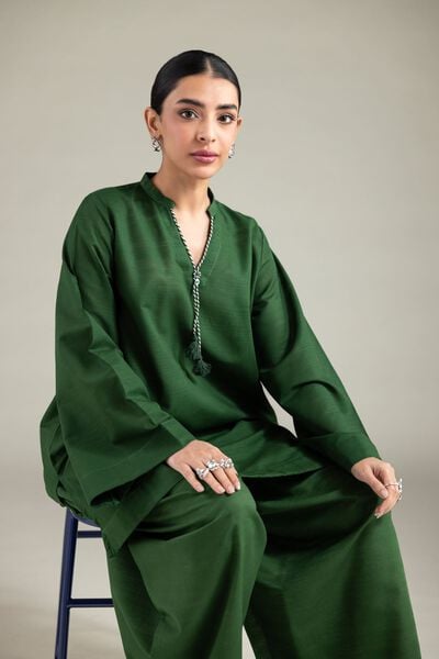 Dyed | Textured Cotton | Kurta | USD 30.00