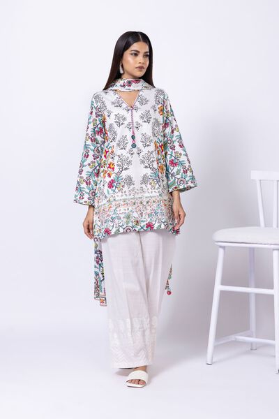 Embroidered | Crosshatch Poplin | Pants | USD 25.00