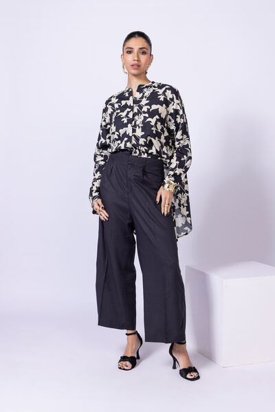Dyed | Dull Raw Silk | Trousers | USD 5.40