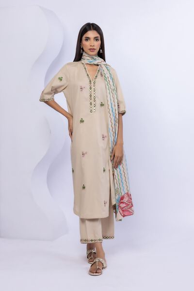 Embroidered | Cambric | Kurta | USD 35.00