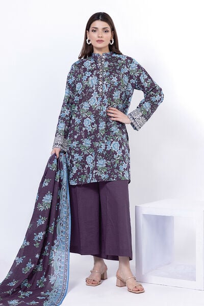 Embroidered | Lawn | Fabrics 3 Piece | USD 45.00