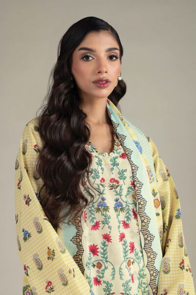 Printed | Cambric | Cambric 3-Piece Dress | USD 19.50