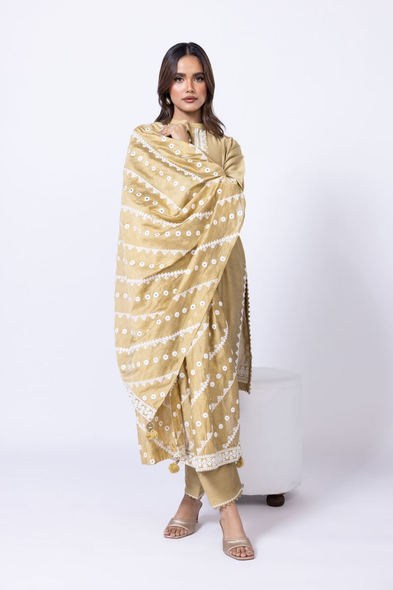 Embroidered | Cotton Net | Dupatta | null