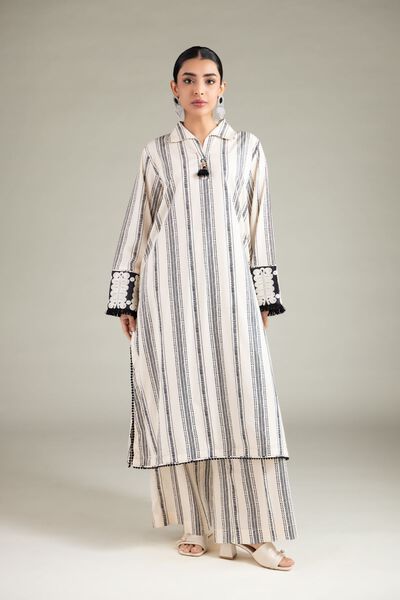 Embroidered | Cotton Viscose | Pants | USD 30.00