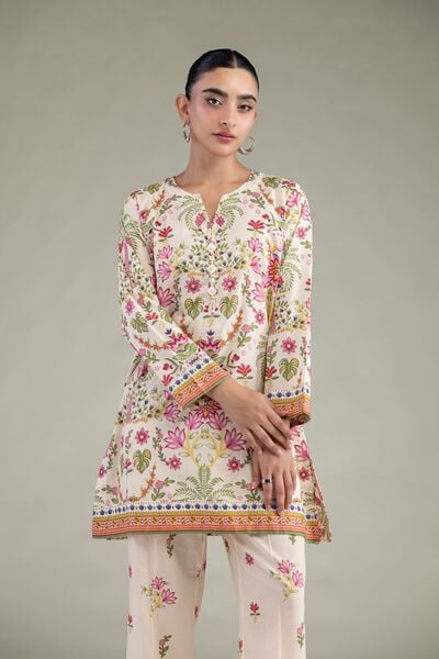 Printed | Cambric | Short Cambric Kurta | USD 35.00