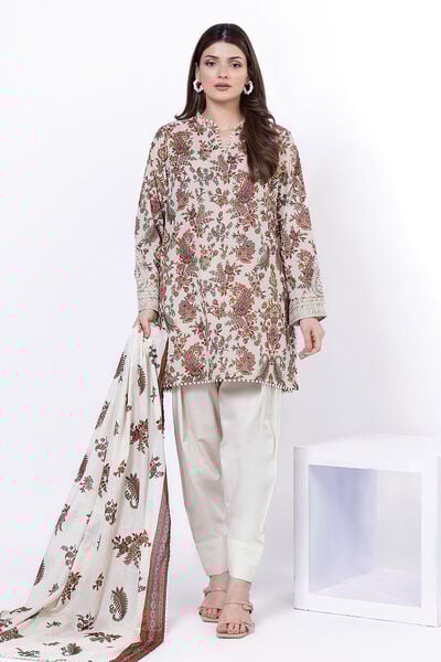 Embroidered | Lawn | Fabrics 3 Piece | USD 40.00